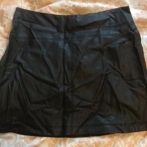 Abercrombie and Fitch fake leather skirt size 8